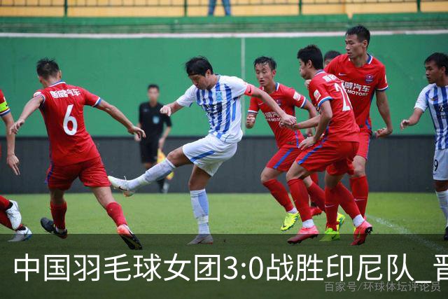 中国羽毛球女团3:0战胜印尼队 晋级决赛