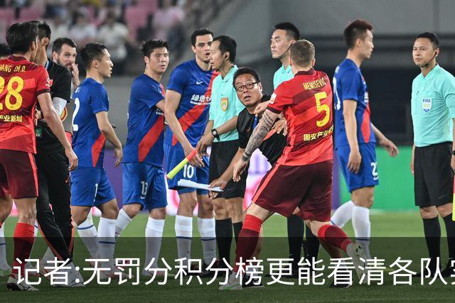 记者:无罚分积分榜更能看清各队实力 蓉城内部不出问题应该能夺冠